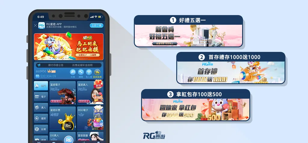 RG富遊娛樂城娛樂城體驗金